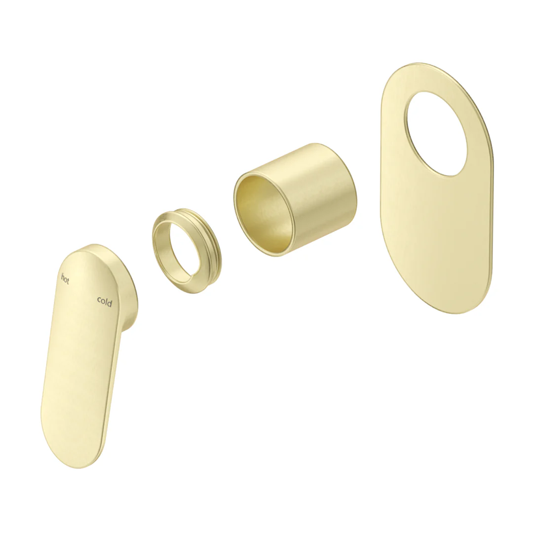 Lantra French Gold Shower Mixer - Oval Plate - Trim Kit Only - Image 2