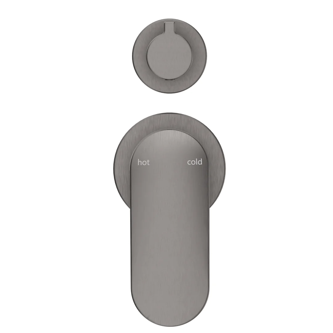 Lantra Gun Metal Shower Mixer Diverter - 2P - Trim Kit Only - Image 3