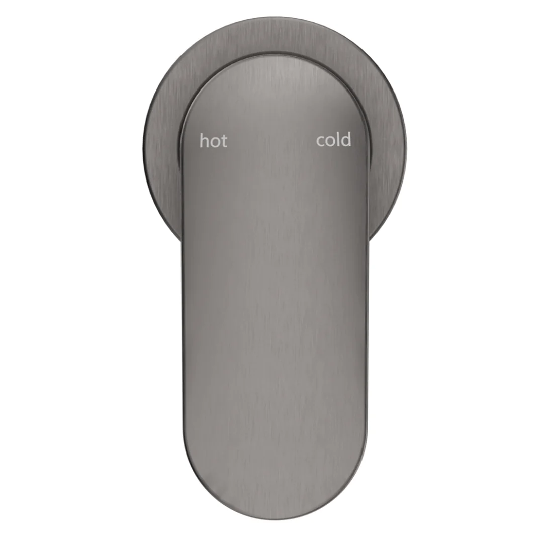 Lantra Gun Metal Shower Mixer - Round Plate - Trim Kit Only - Image 3