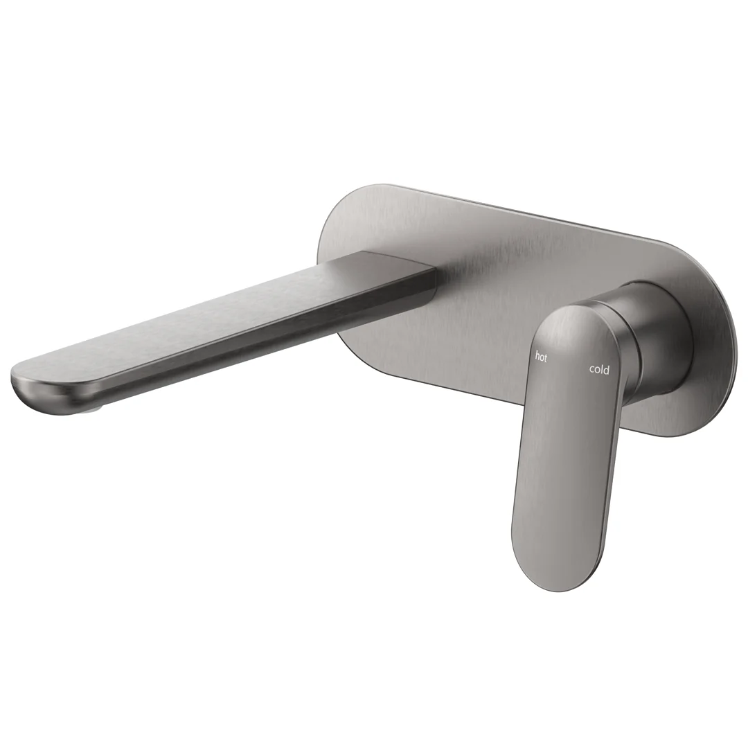 Lantra Gun Metal Wall-Spout Combo - 1P - Trim Kit Only