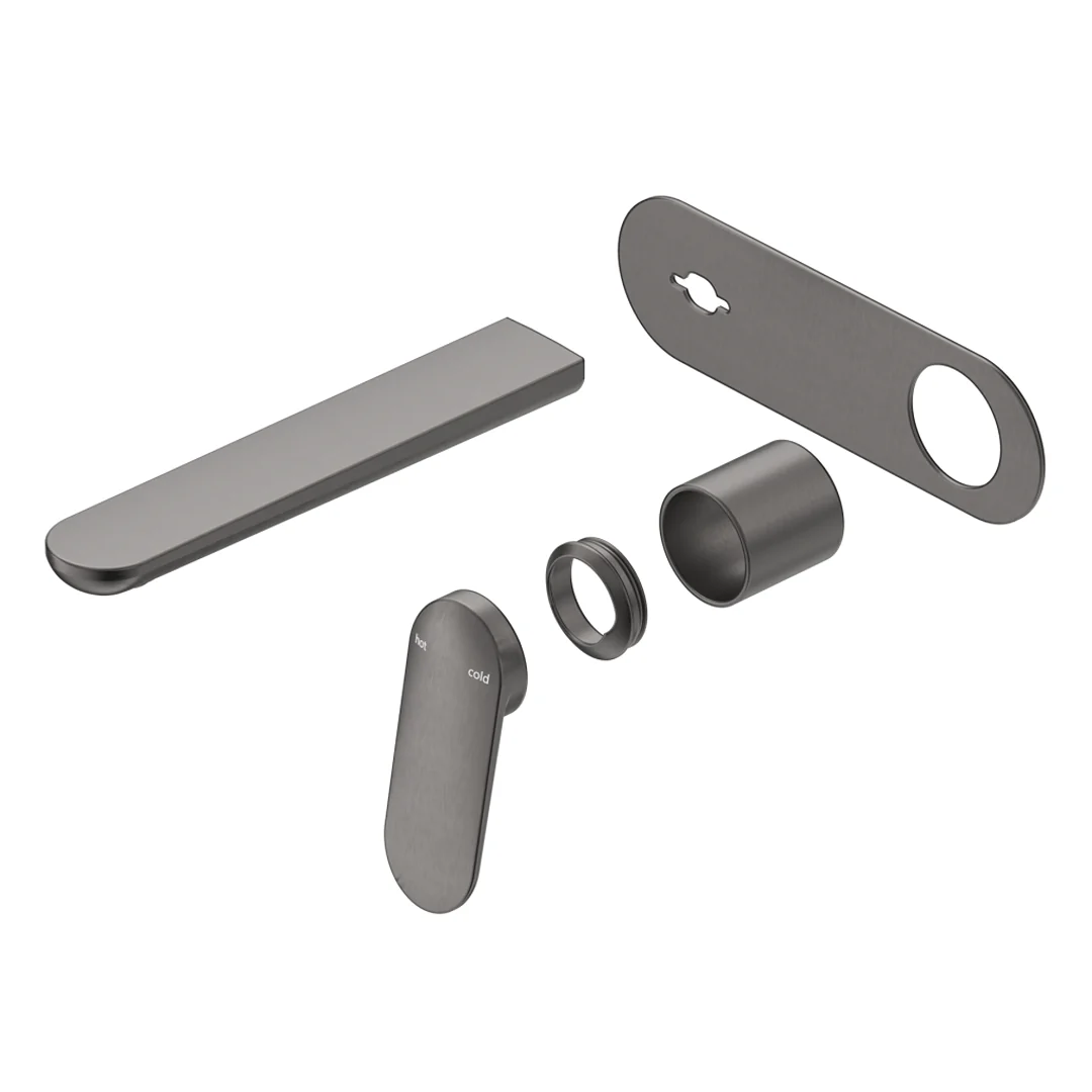 Lantra Gun Metal Wall-Spout Combo - 1P - Trim Kit Only - Image 2