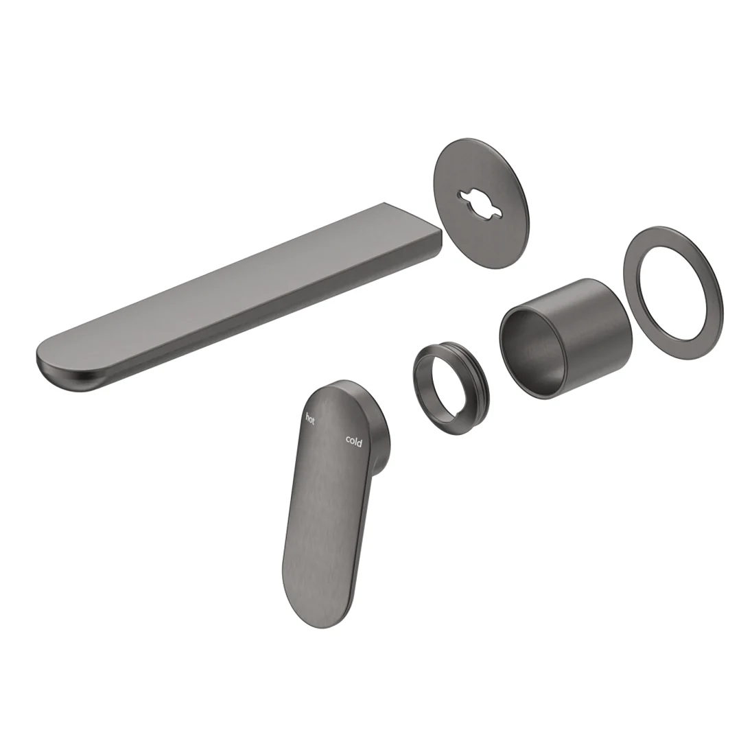 Lantra Gun Metal Wall-Spout Combo - 2P - Trim Kit Only - Image 2