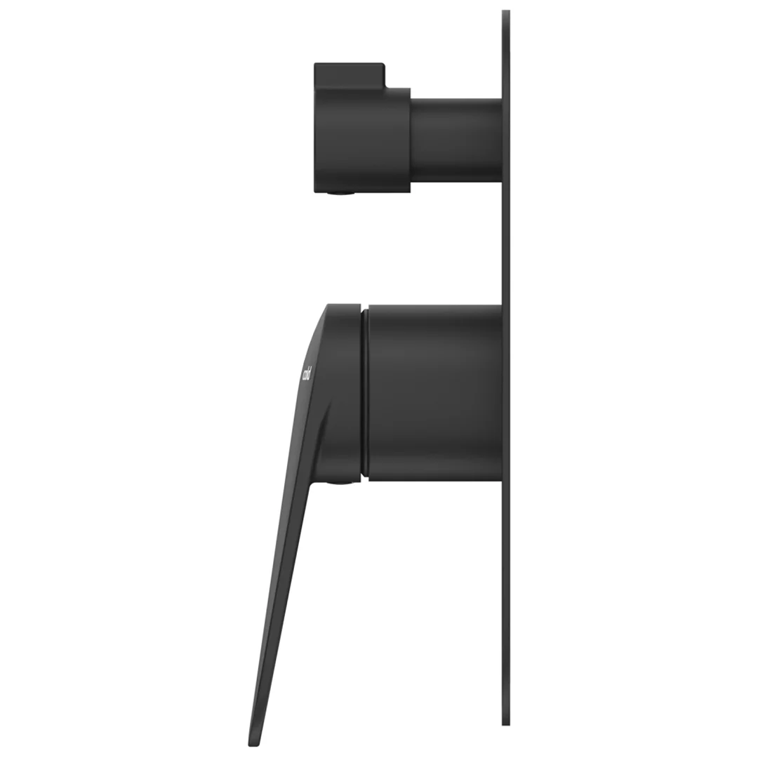 Lantra Matte Black Shower Mixer Diverter - 1P - Trim Kit Only - Image 4