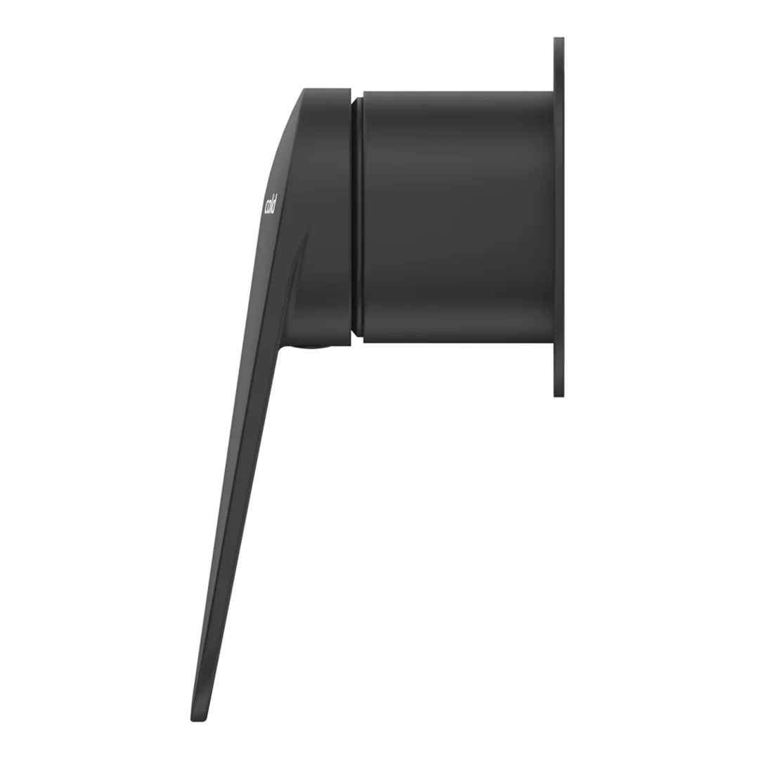 Lantra Matte Black Shower Mixer - Round Plate - Trim Kit Only - Image 4