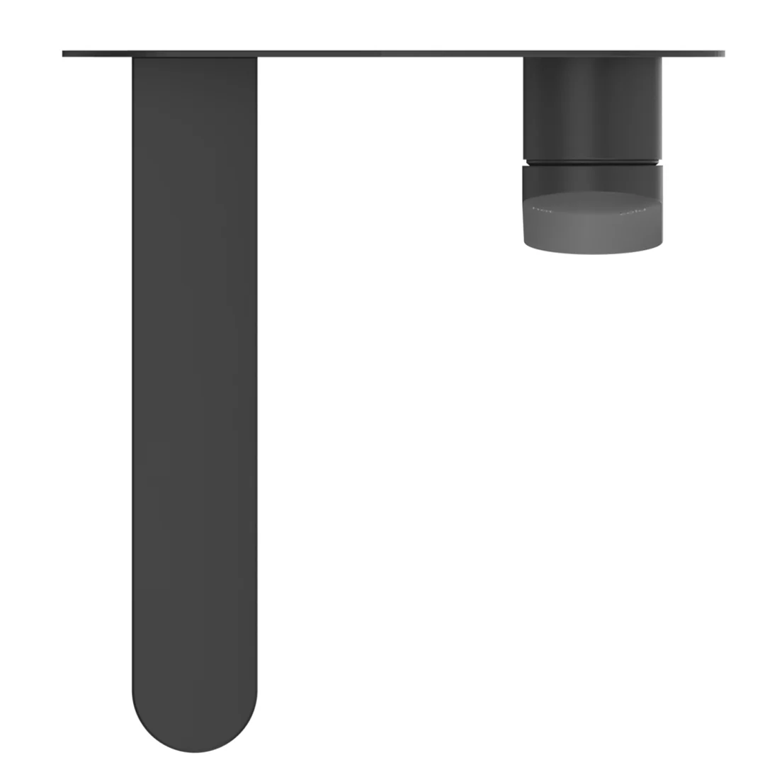 Lantra Matte Black Wall-Spout Combo - 1P - Trim Kit Only - Image 4