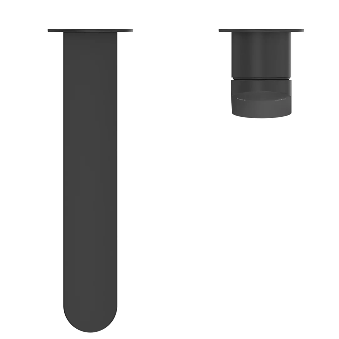 Lantra Matte Black Wall-Spout Combo - 2P - Trim Kit Only - Image 4
