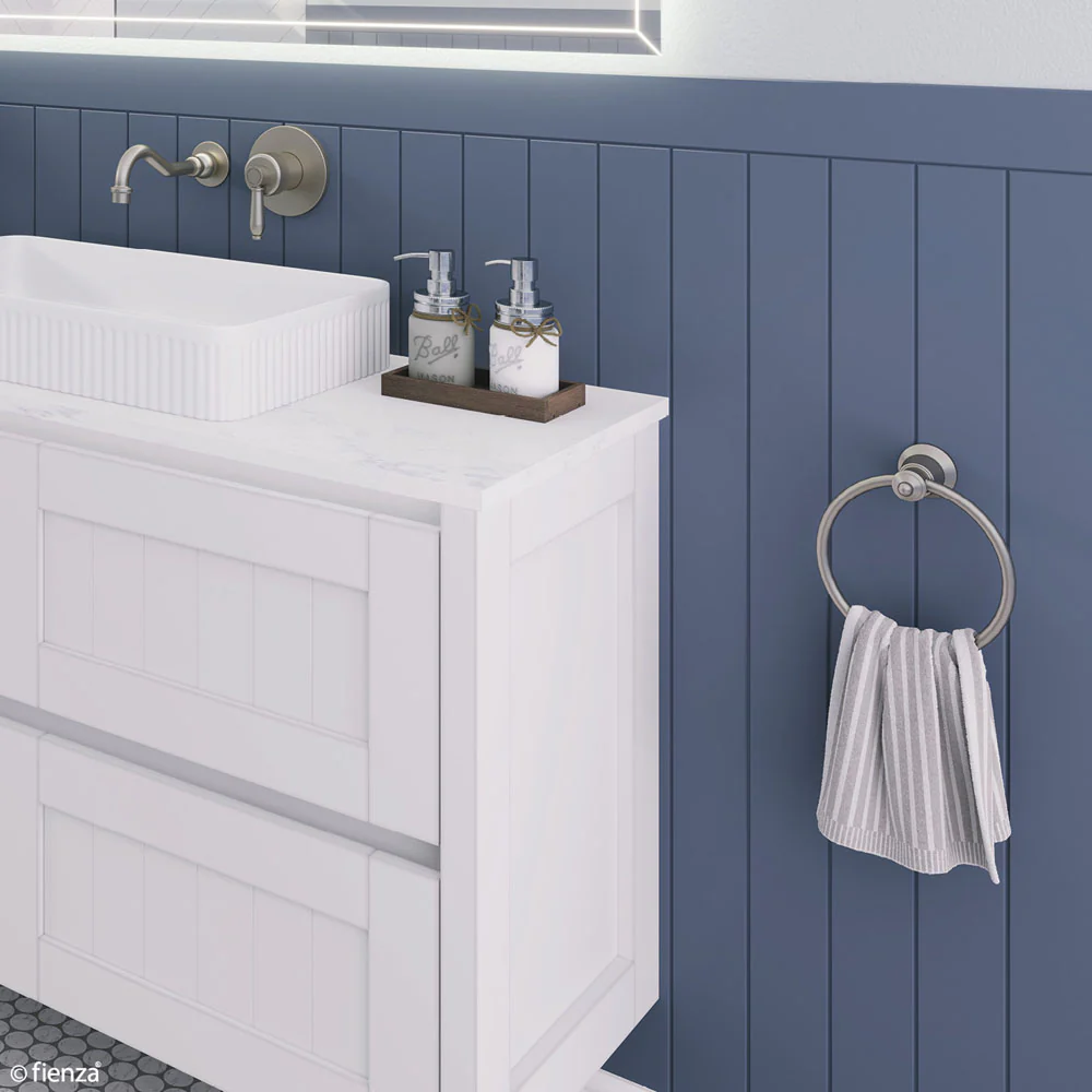 Lillian Towel Ring, Brushed Nickel - Image 2