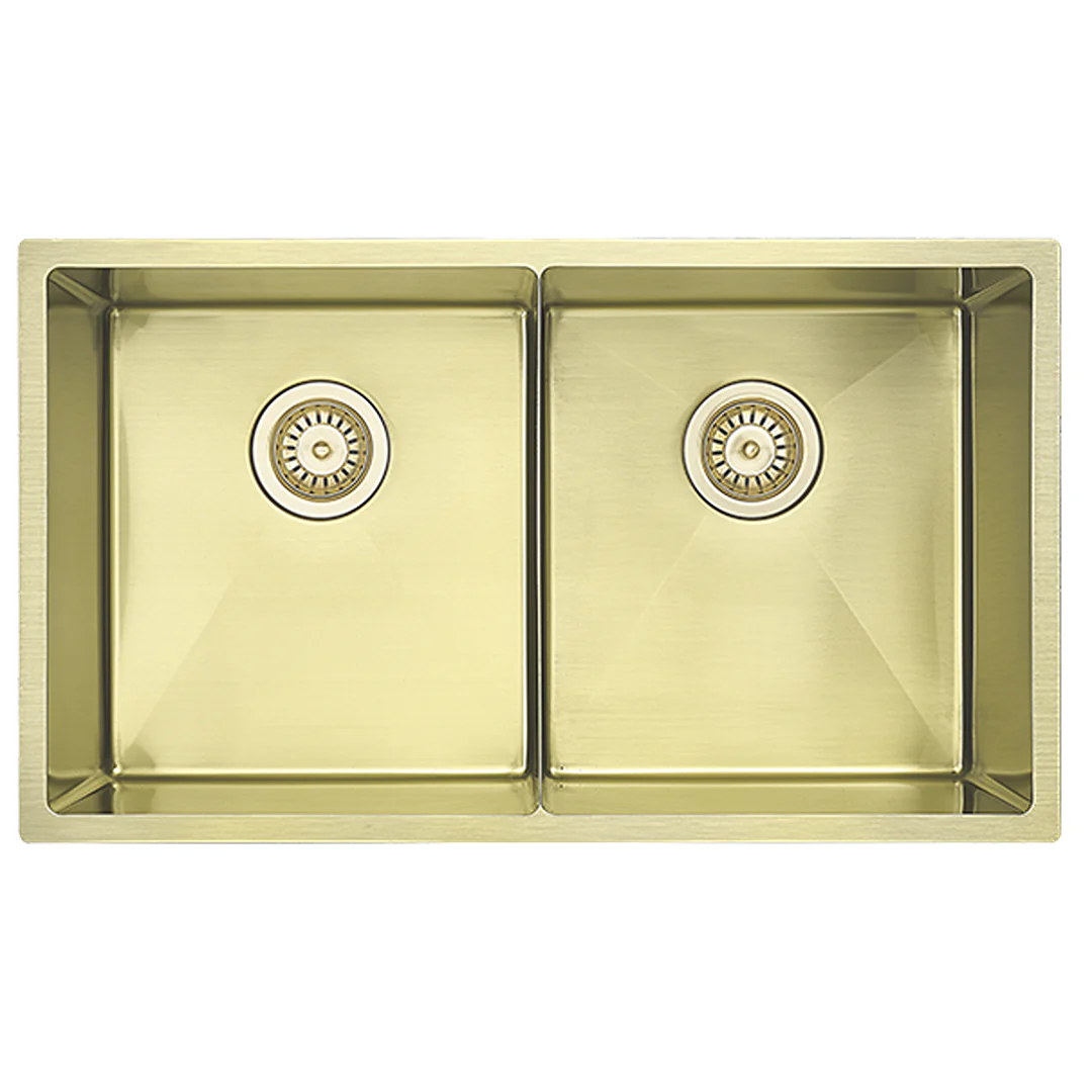 Luminare French Gold Sink 760 x 440 x 250mm - Double Bowl