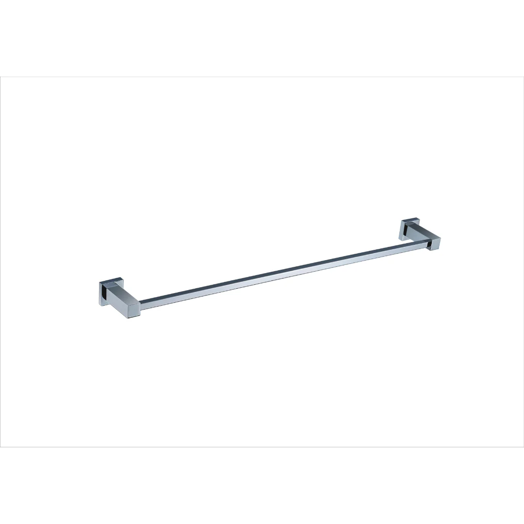Luxury Chrome 600mm Single Towel Holder