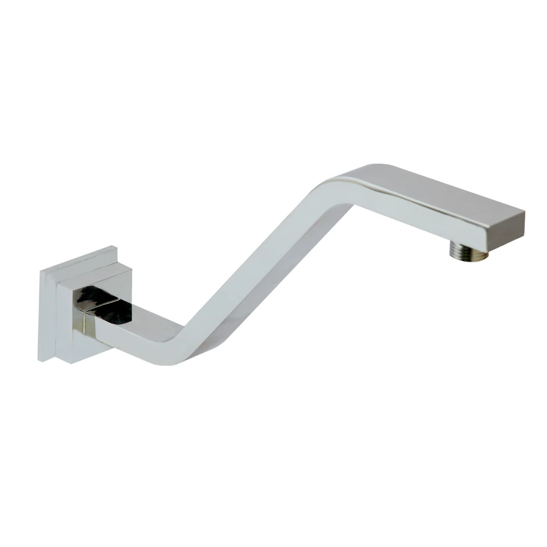 Luxury Chrome High Rise 400mm Shower Arm