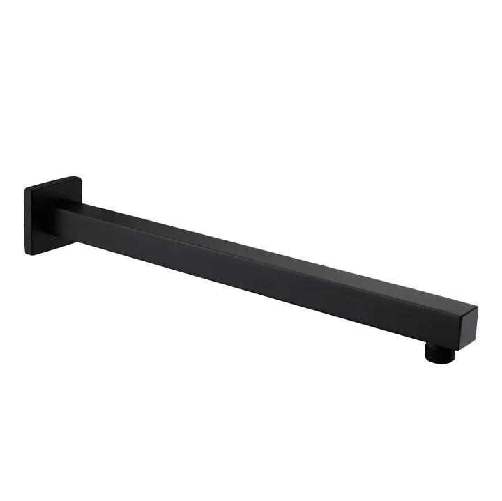 Luxury Matte Black 400mm Shower Arm