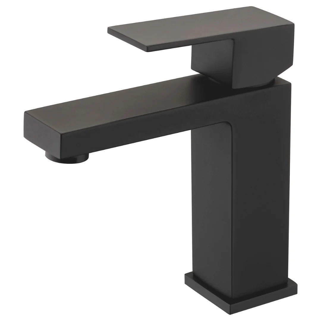 Luxury Matte Black Basin Mixer