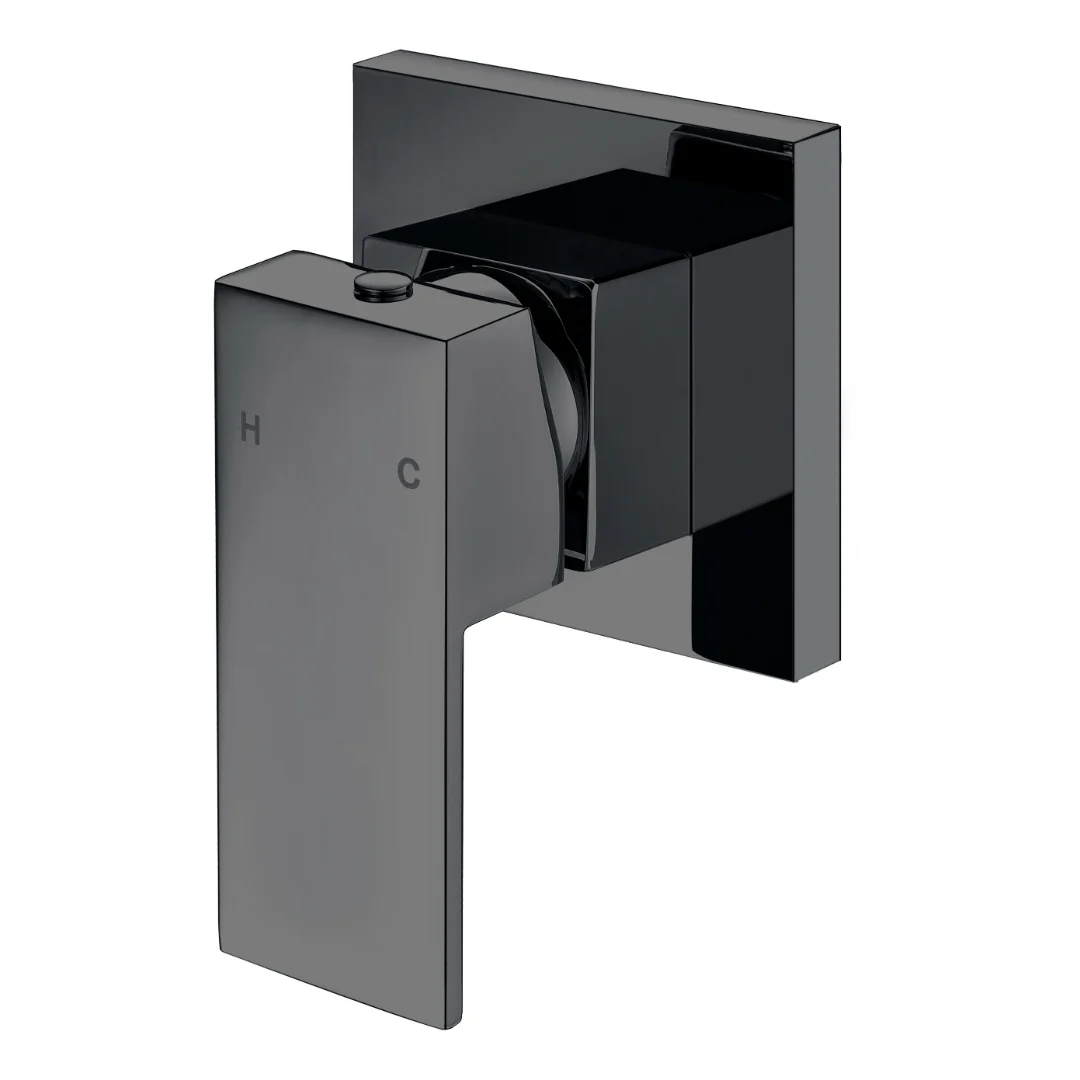 Luxury Matte Black Wall Mixer