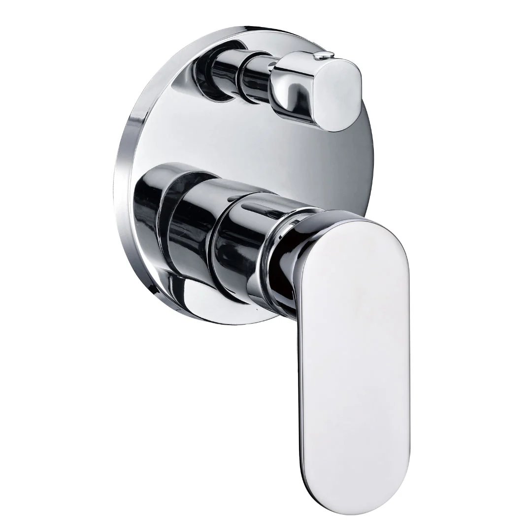 Malo Chrome Wall Diverter Mixer