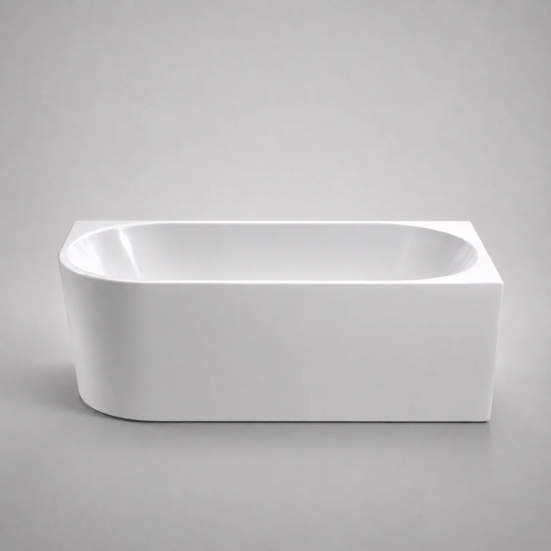 Marco 1400 Gloss White Right Corner Fit Freestanding Bath Tub