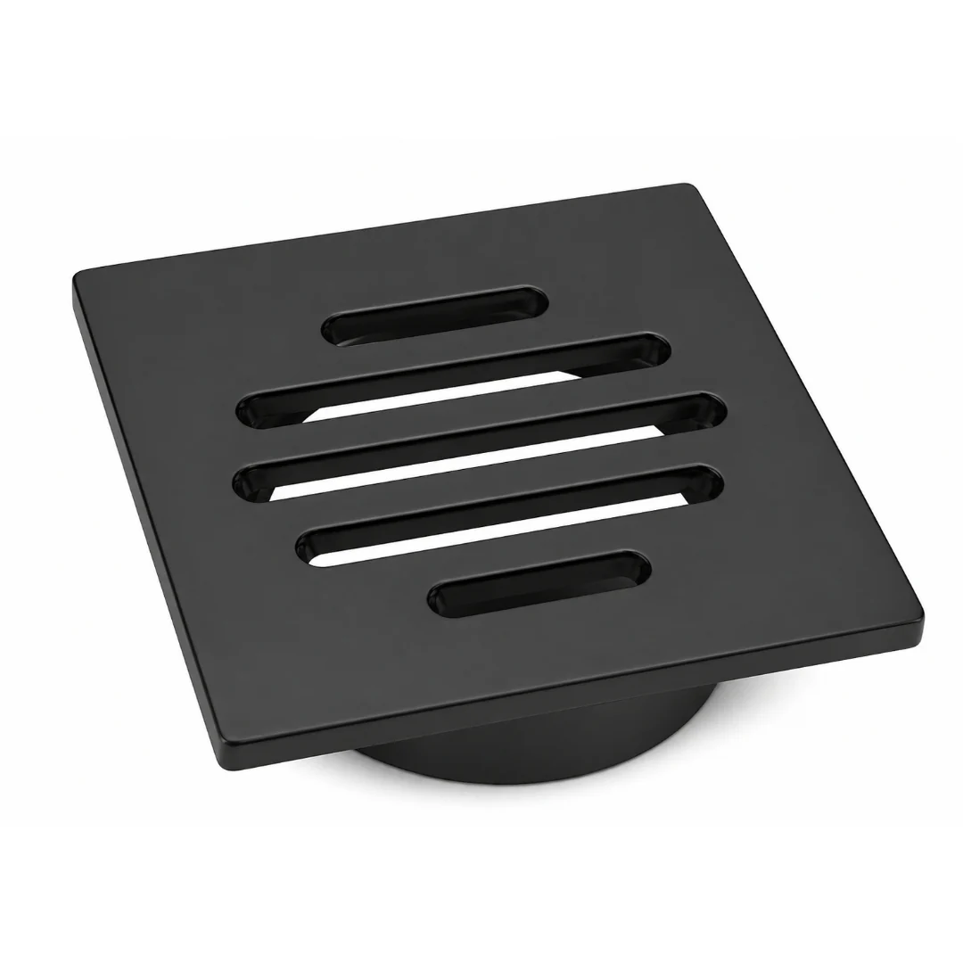 Matte Black 60mm Slim Floor Waste