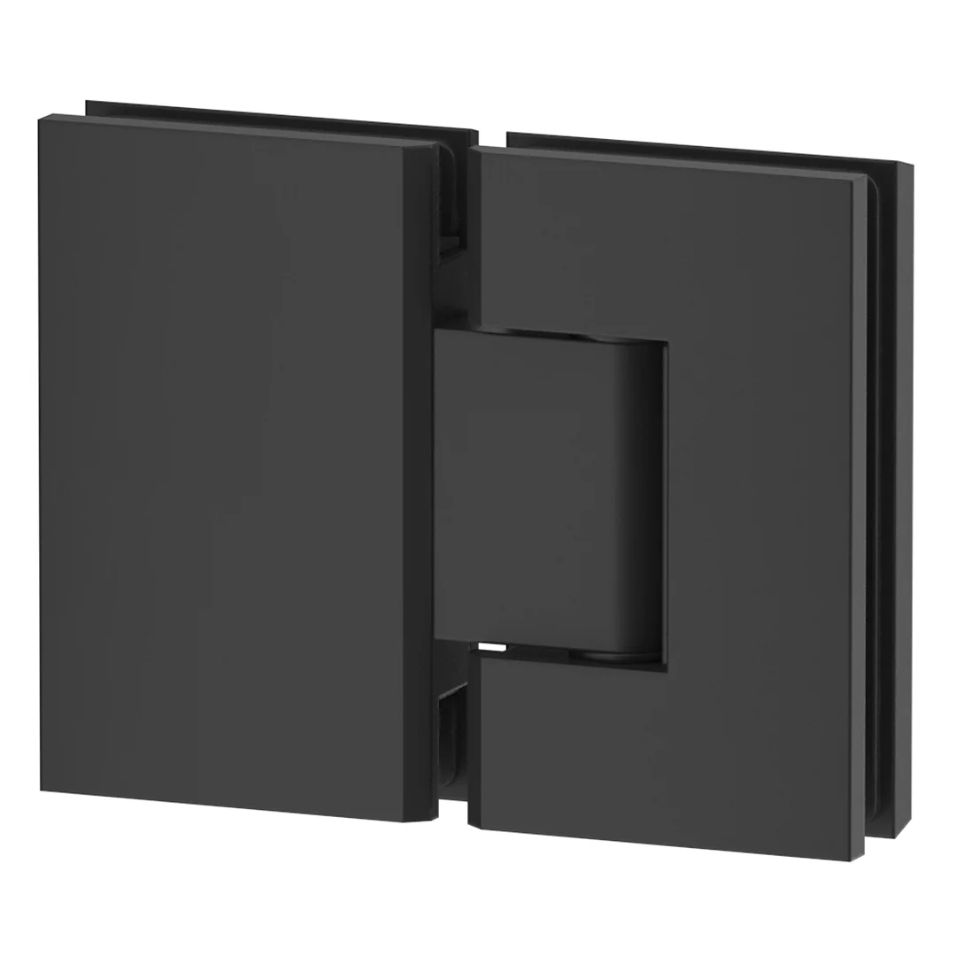 Matte Black Shower Screen Hinge – Glass to Glass