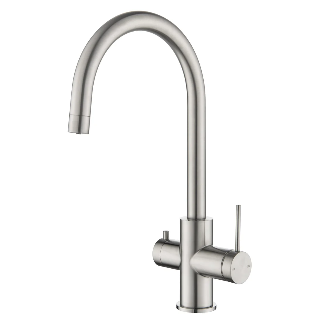 Mica Brushed Nickel 3-Way Filter Sink Mixer