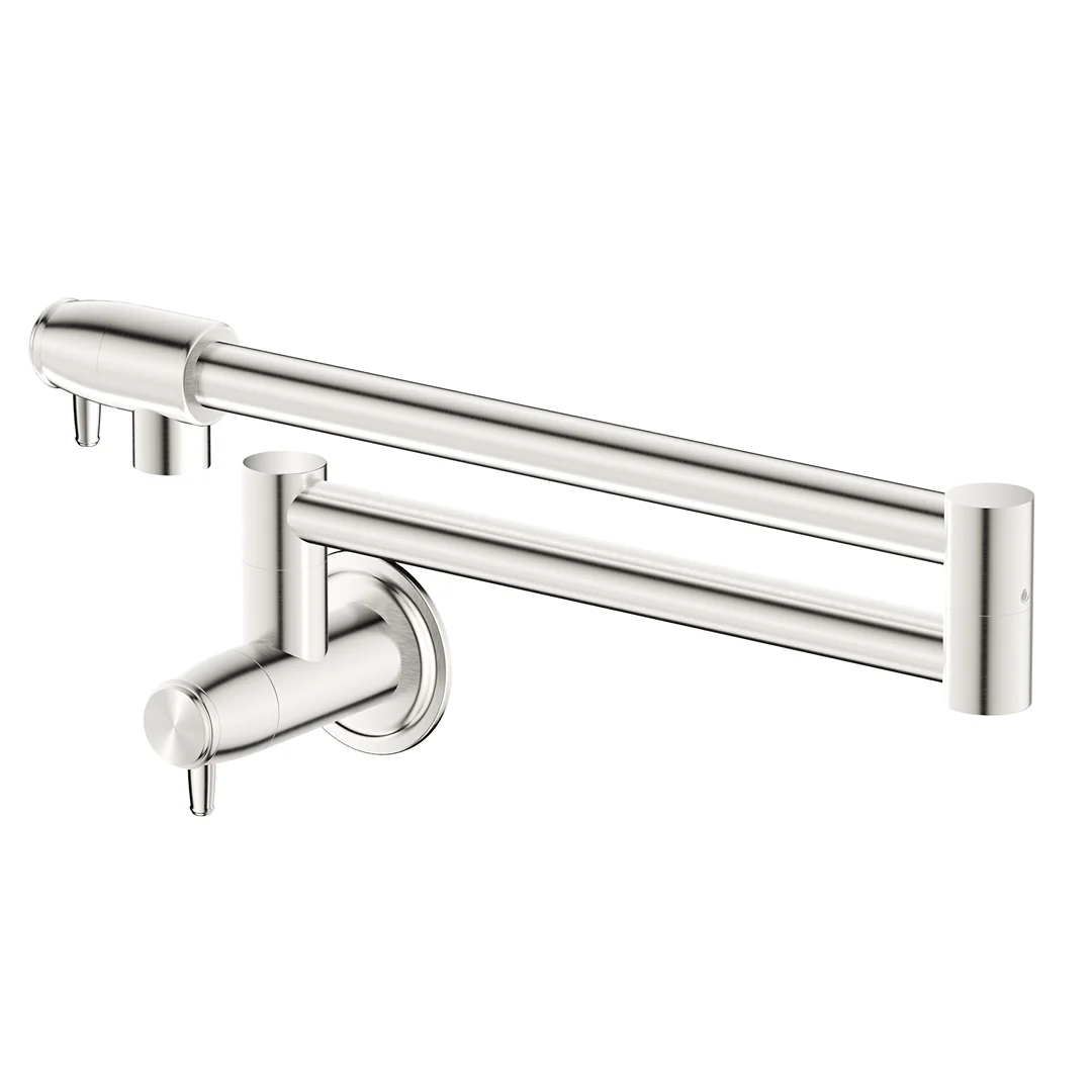 Mica Brushed Nickel Heritage Pot Filler
