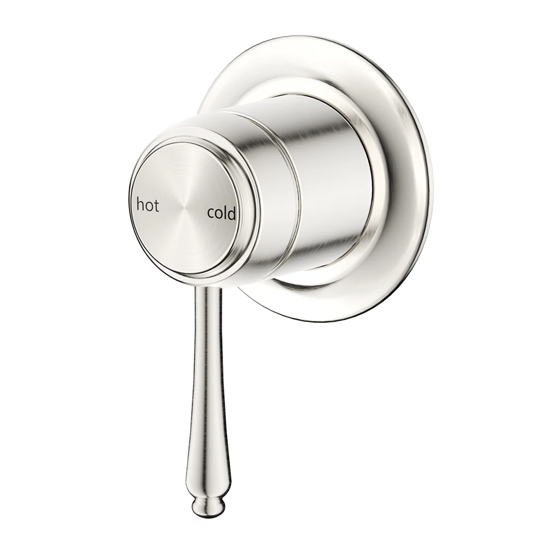 Mica Brushed Nickel Heritage Shower Mixer - Trim Kit Only