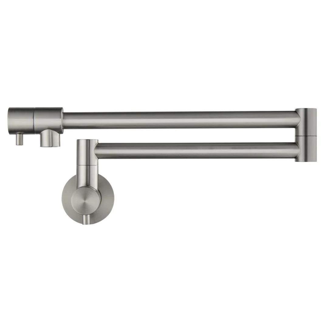 Mica Brushed Nickel Kitchen Pot Filler - Image 3