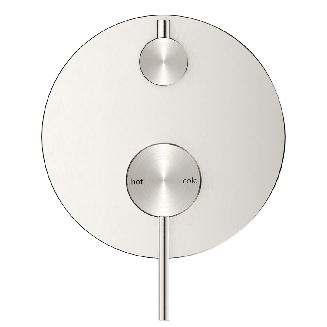 Mica Brushed Nickel Shower Mixer Diverter - 1P - Trim Kit Only - Image 2