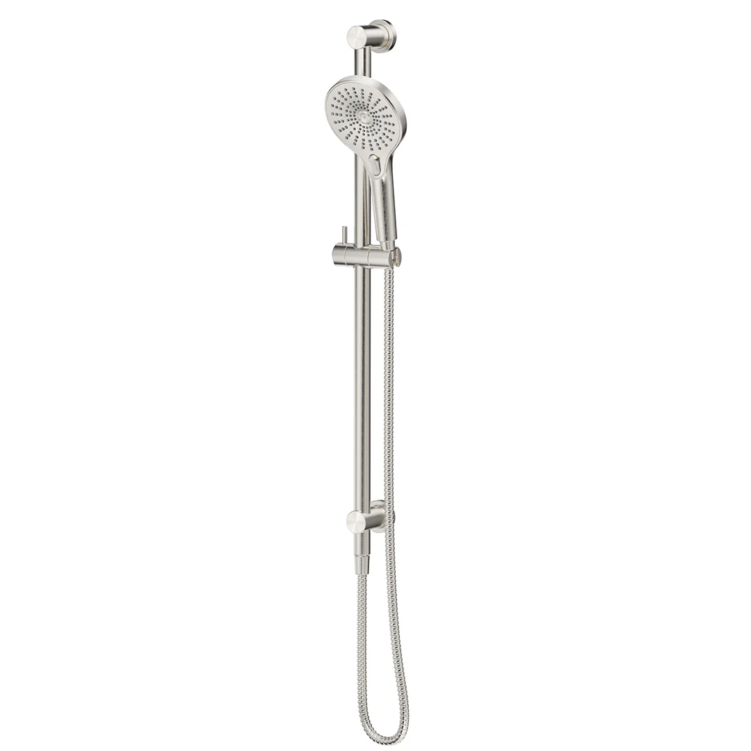 Mica Brushed Nickel Shower Rail