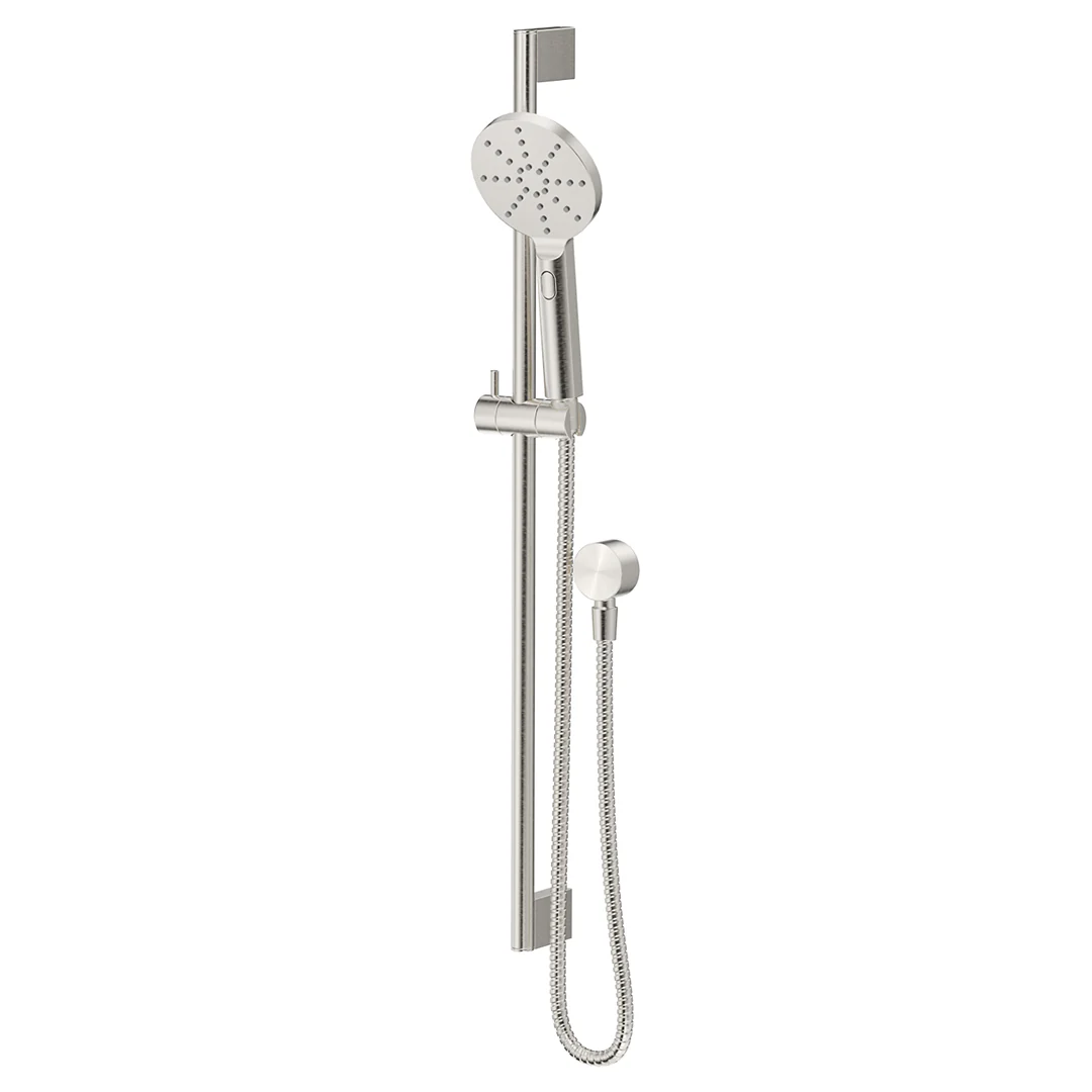 Mica Brushed Nickel Shower Rail