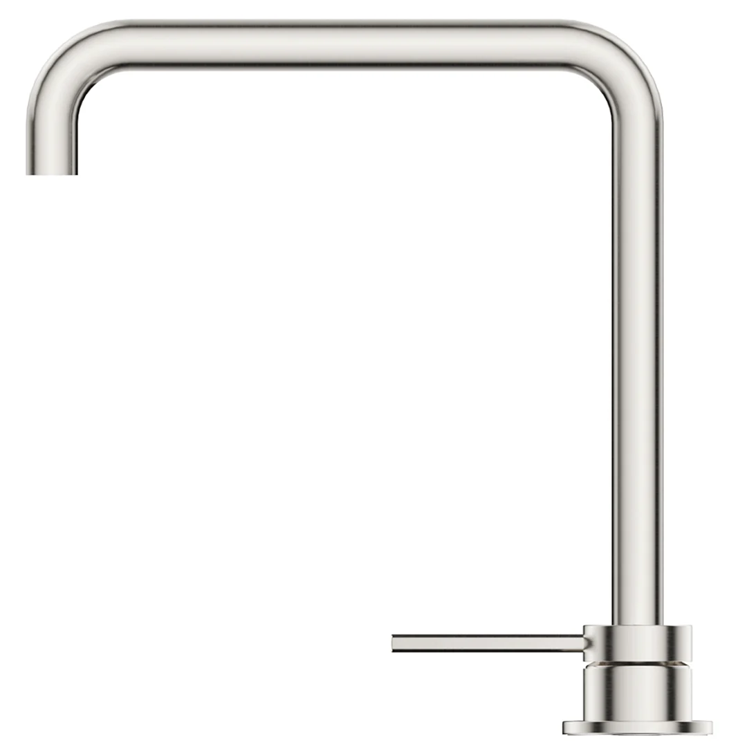 Mica Brushed Nickel Soft-Square Hob Sink/Basin Mixer Set - Image 2