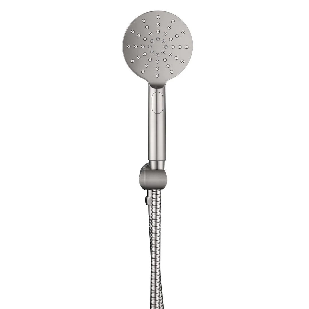 Mica Brushed Nickel Wide Hand Shower - Image 2