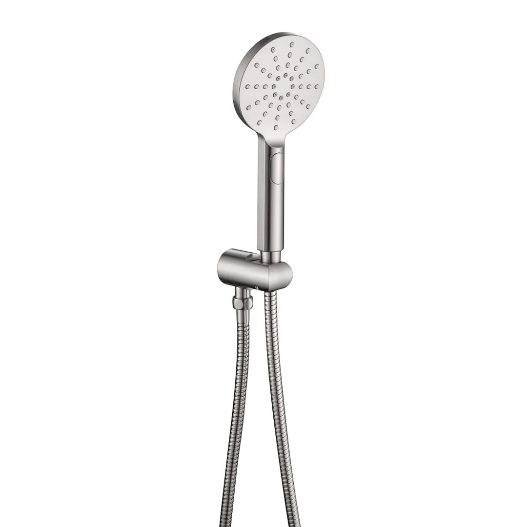 Mica Brushed Nickel Wide Hand Shower - Image 3
