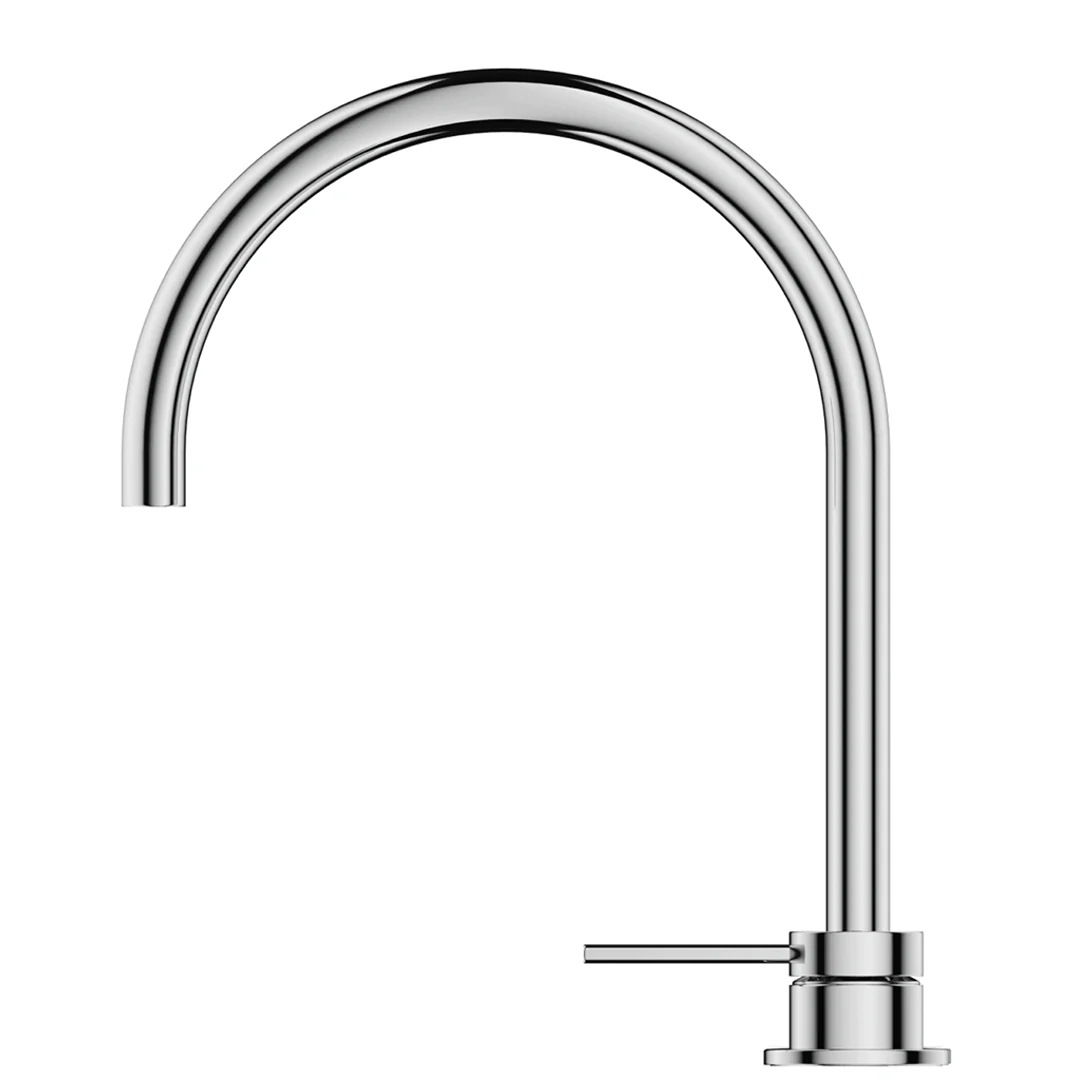 Mica Chrome Gooseneck Hob Sink/Basin Mixer Set - Image 2