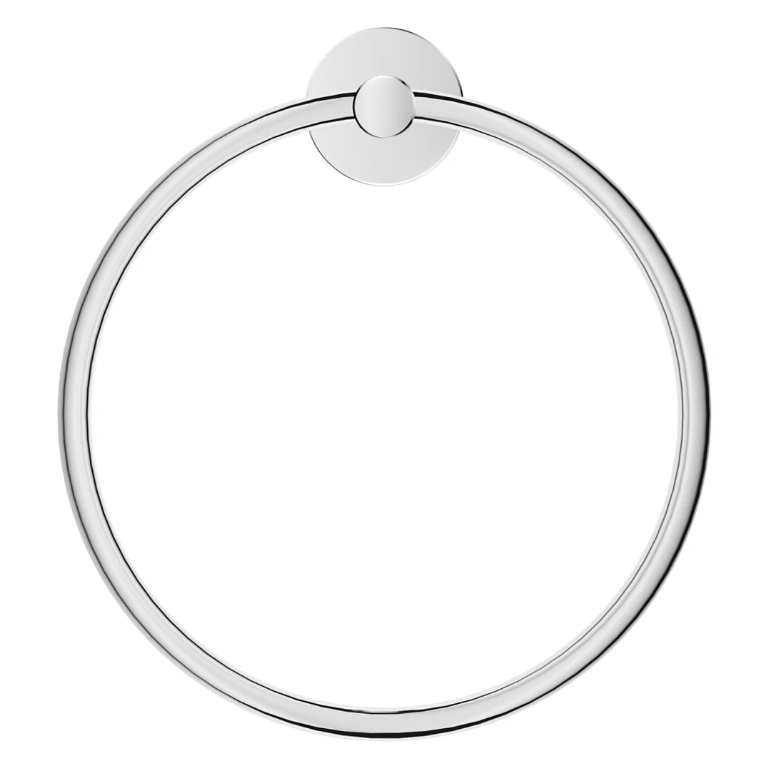 Mica Chrome Hand Towel Ring - Image 2