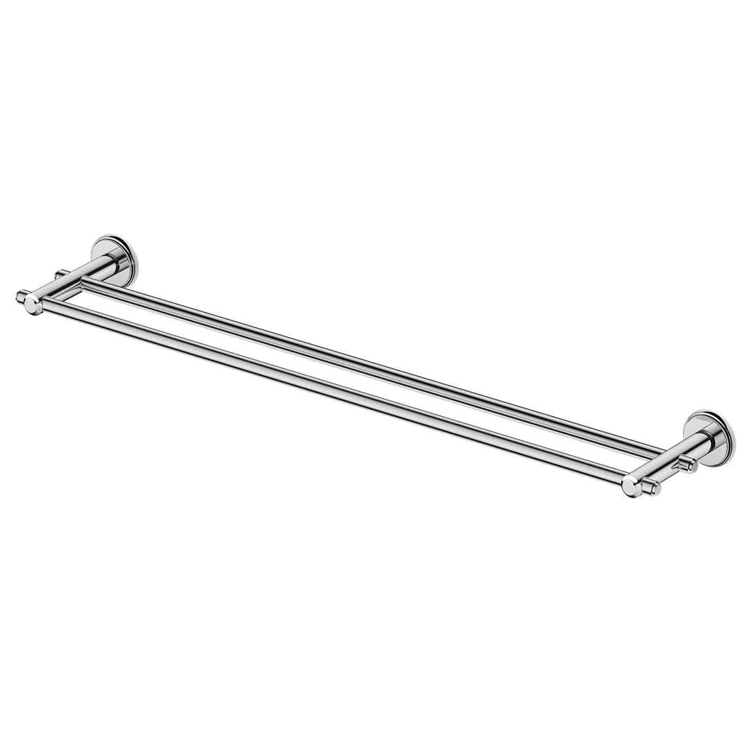 Mica Chrome Heritage Double Towel Rail - 800mm