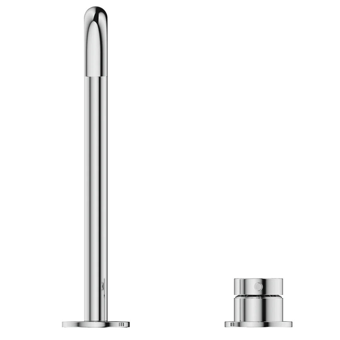 Mica Chrome Soft-Square Hob Sink/Basin Mixer Set - Image 3