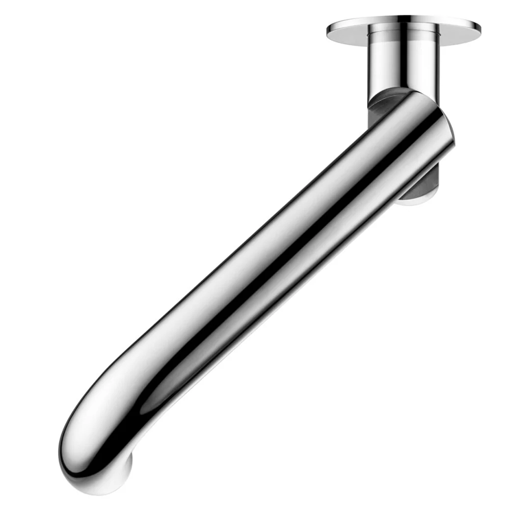 Mica Curved Chrome Swivel Bath Spout - Image 3