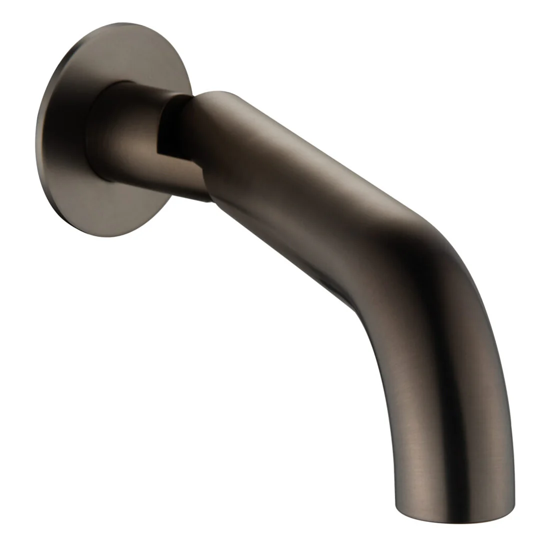 Mica Curved Dusk Bronze Swivel Bath Spout - Image 4
