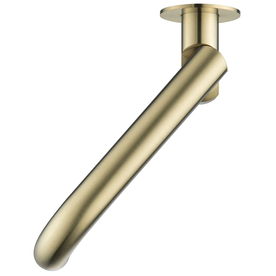 Mica Curved French Gold Swivel Bath Spout - Image 3