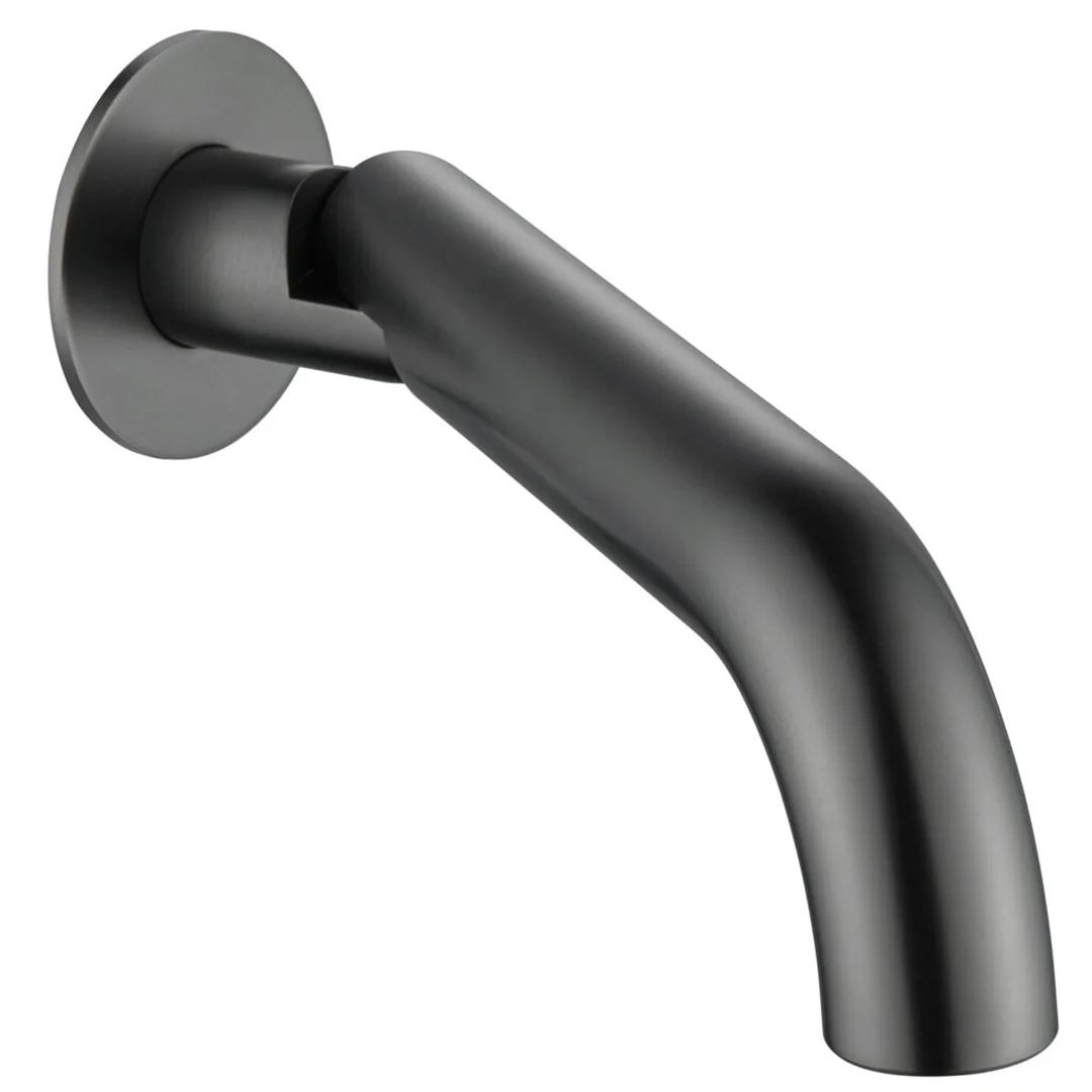 Mica Curved Gun Metal Swivel Bath Spout - Image 4