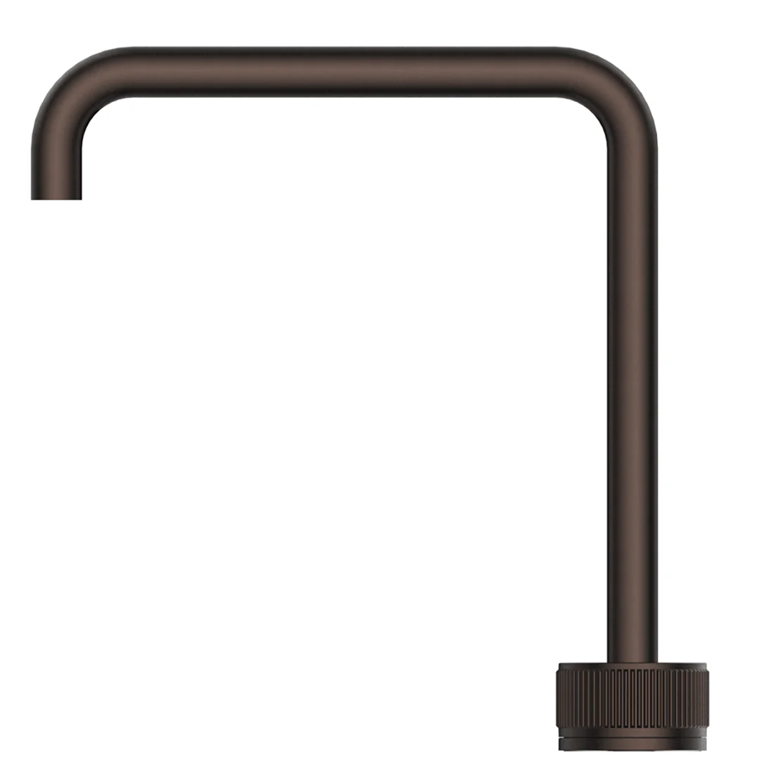 Mica Dusk Bronze Fluted Soft-Square Hob Sink/Basin Mixer Set - Image 2
