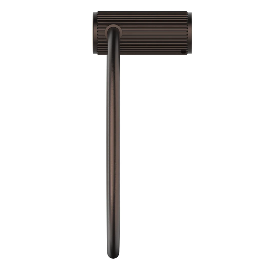 Mica Dusk Bronze Fluted Towel Ring - Image 3