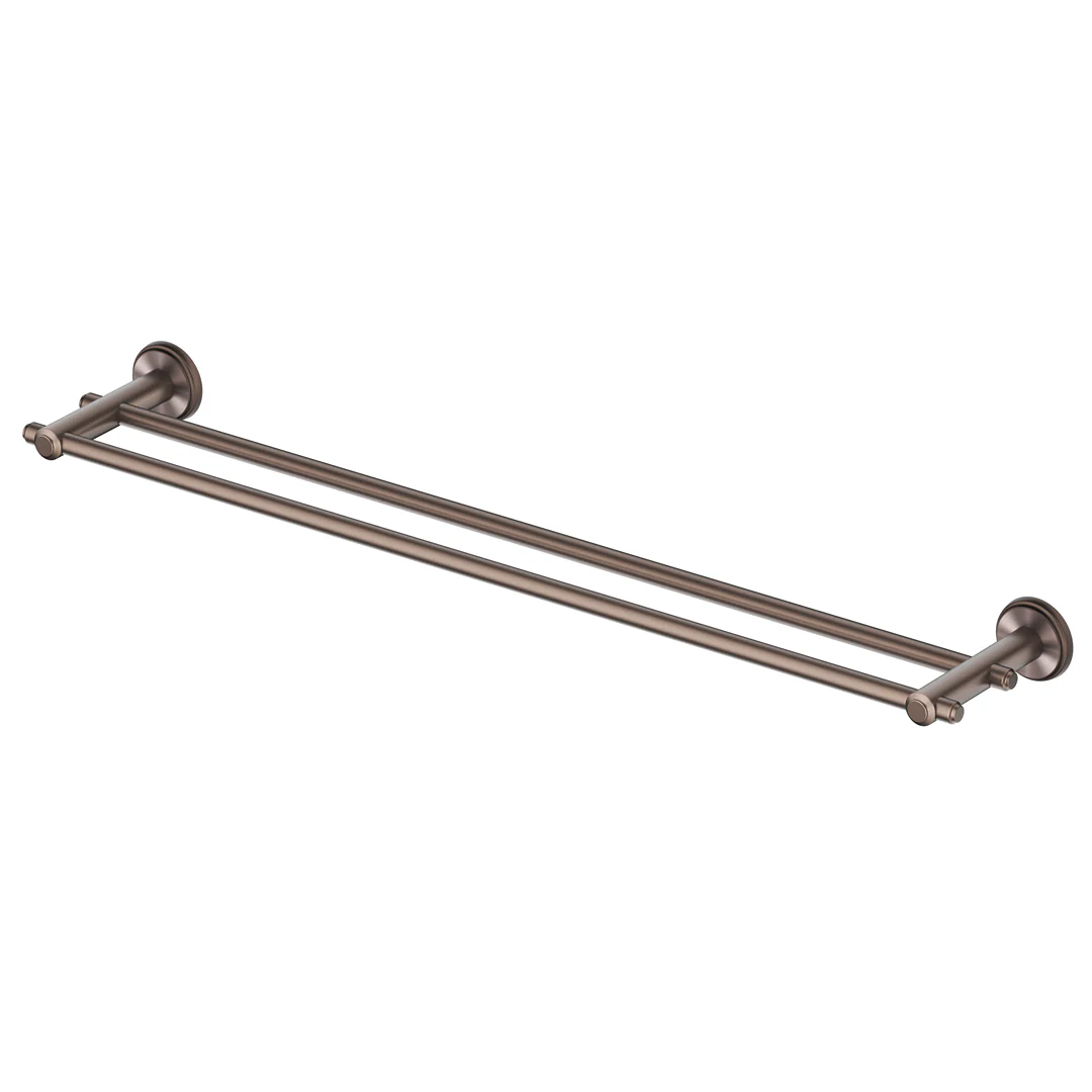 Mica Dusk Bronze Heritage Double Towel Rail - 600mm