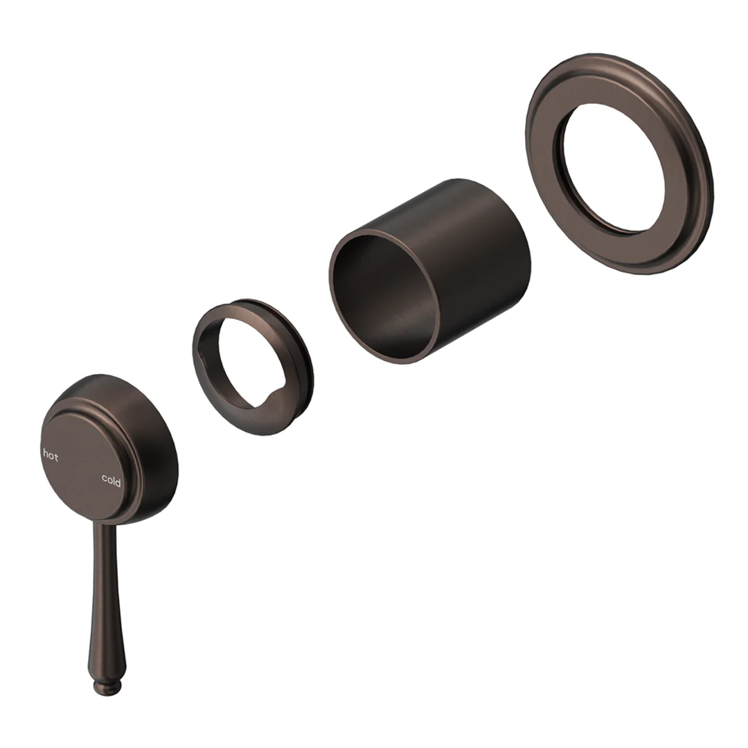 Mica Dusk Bronze Heritage Shower Mixer - Trim Kit Only - Image 2