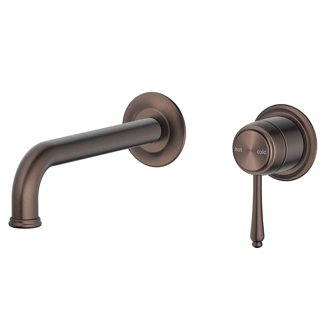 Mica Dusk Bronze Heritage Wall-Spout Combo - Trim Kit Only