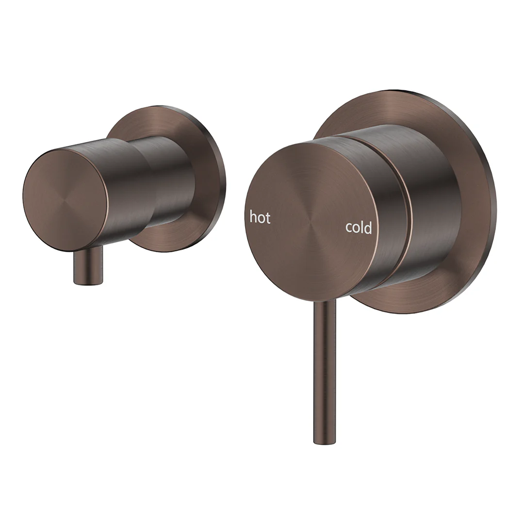 Mica Dusk Bronze Shower Mixer Diverter -Sideways - Trim Kit Only