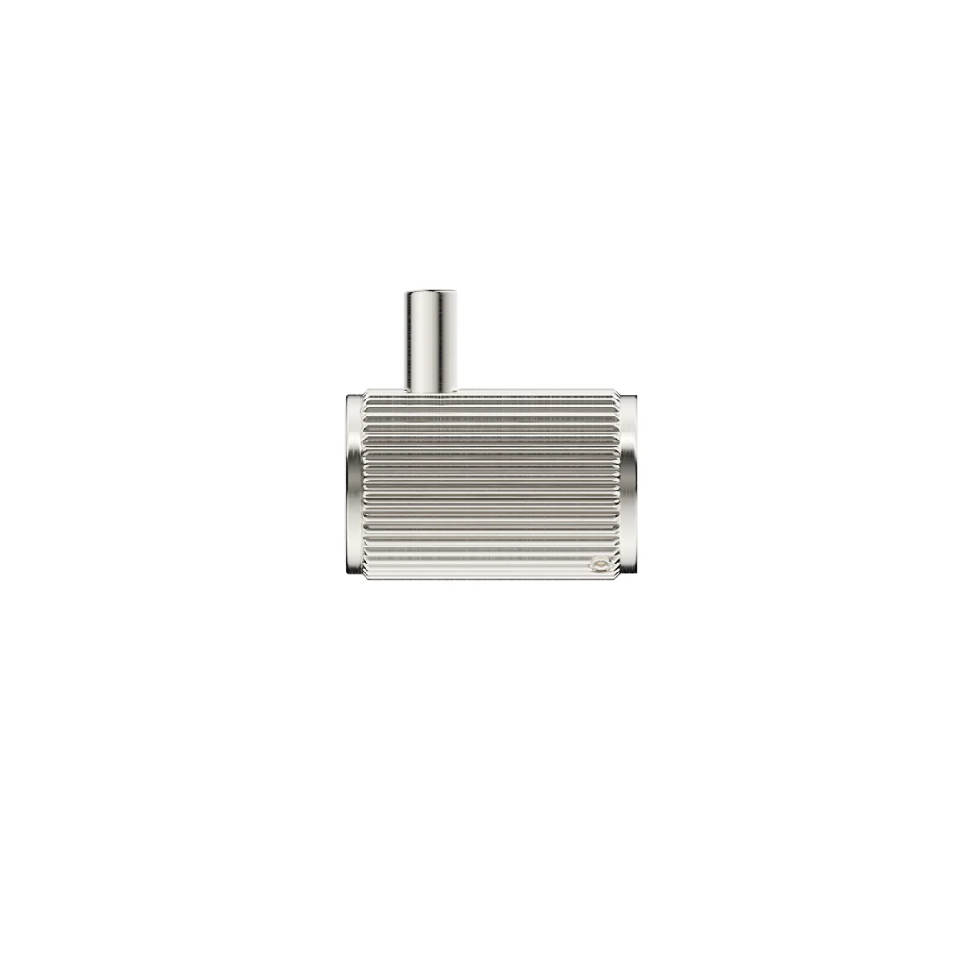 Mica Fluted Brushed Nickel Robe Hook - Image 2