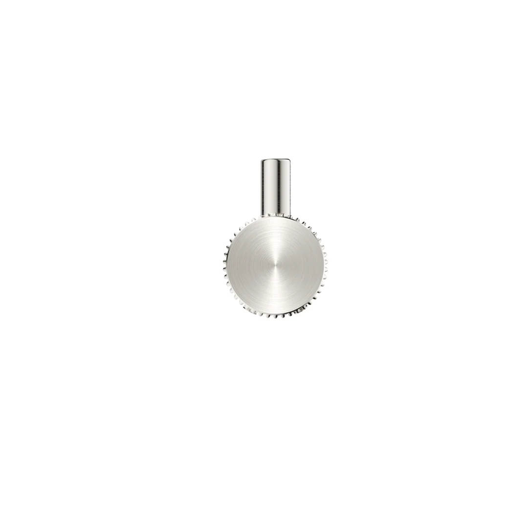 Mica Fluted Brushed Nickel Robe Hook - Image 3