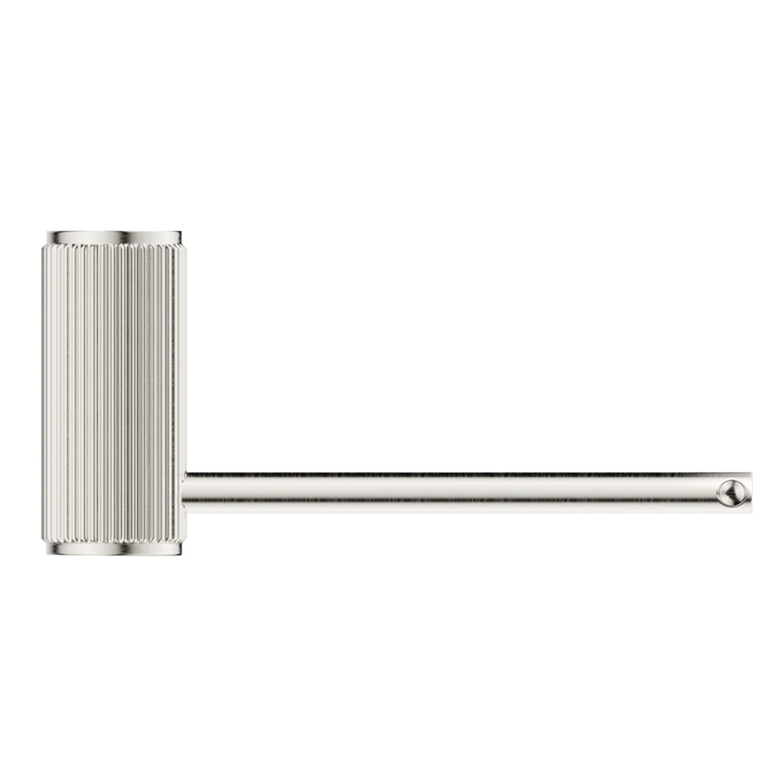 Mica Fluted Brushed Nickel Toilet Paper Holder - Image 2