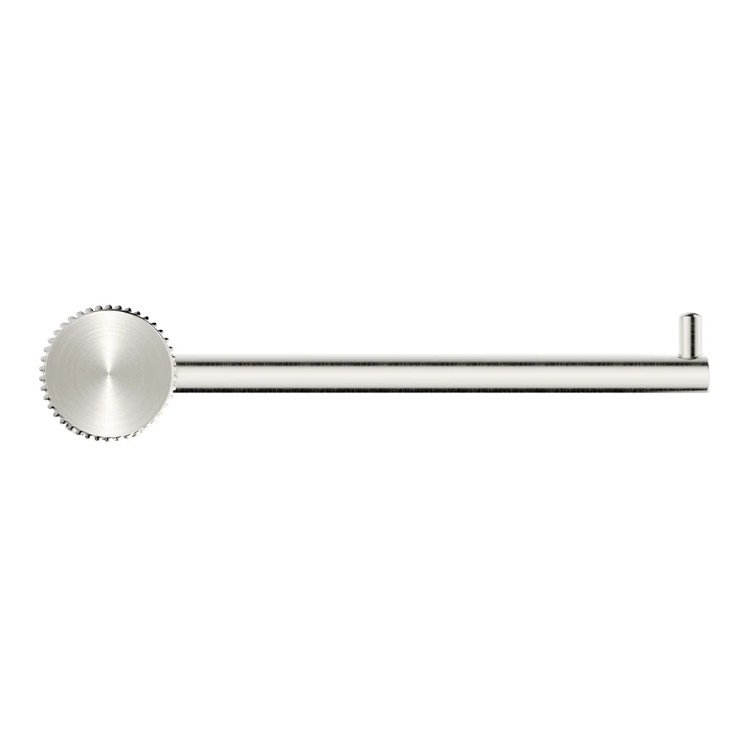 Mica Fluted Brushed Nickel Toilet Paper Holder - Image 3