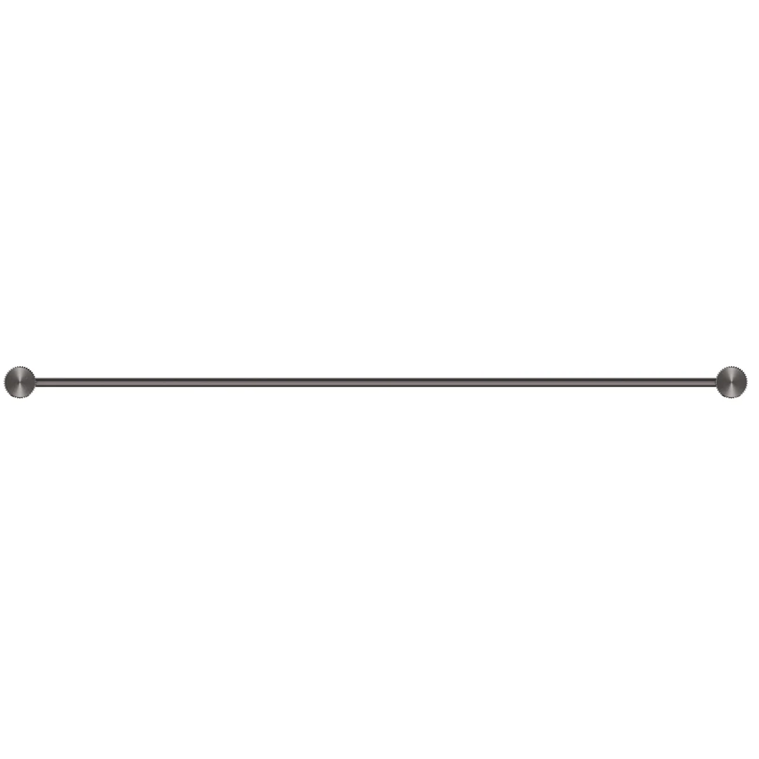 Mica Fluted Gun Metal Double Towel Rail - 800mm - Image 3